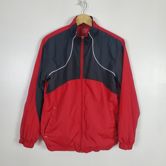 bcg Other - BCG windbreaker zip up, red and black boys XL